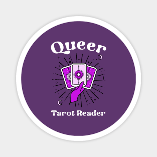 Queer Tarot Card Reader LGBTQ Pride Reading Magnet